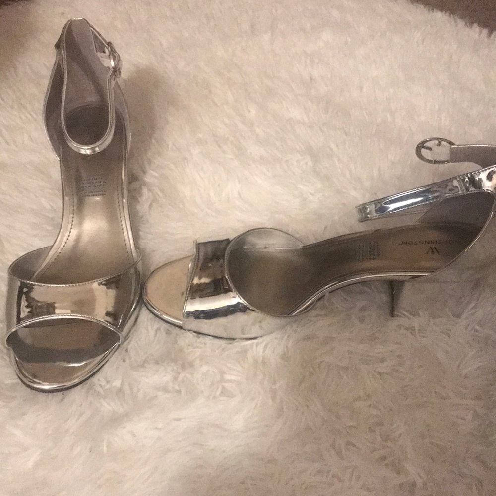 Silver shoes